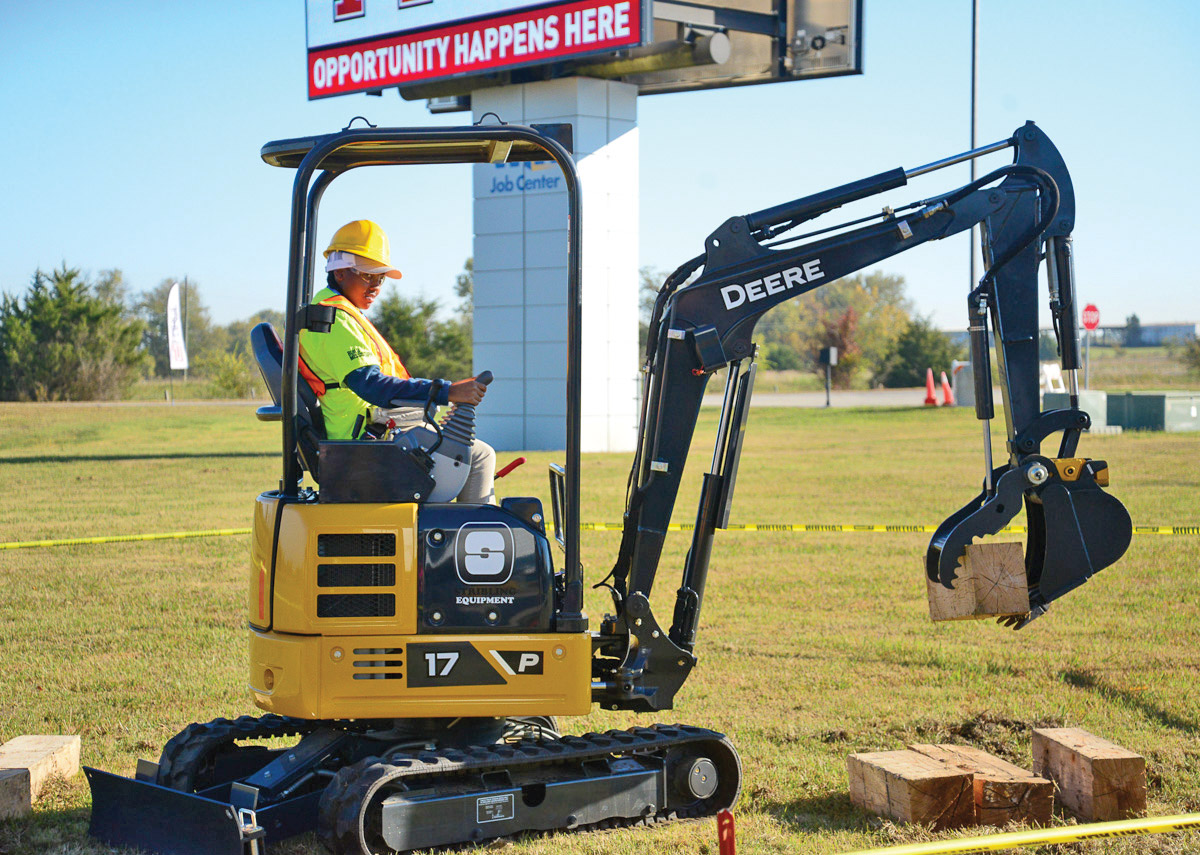 Interactive activities, hands-on experiences introduce students to construction jobs at career expo