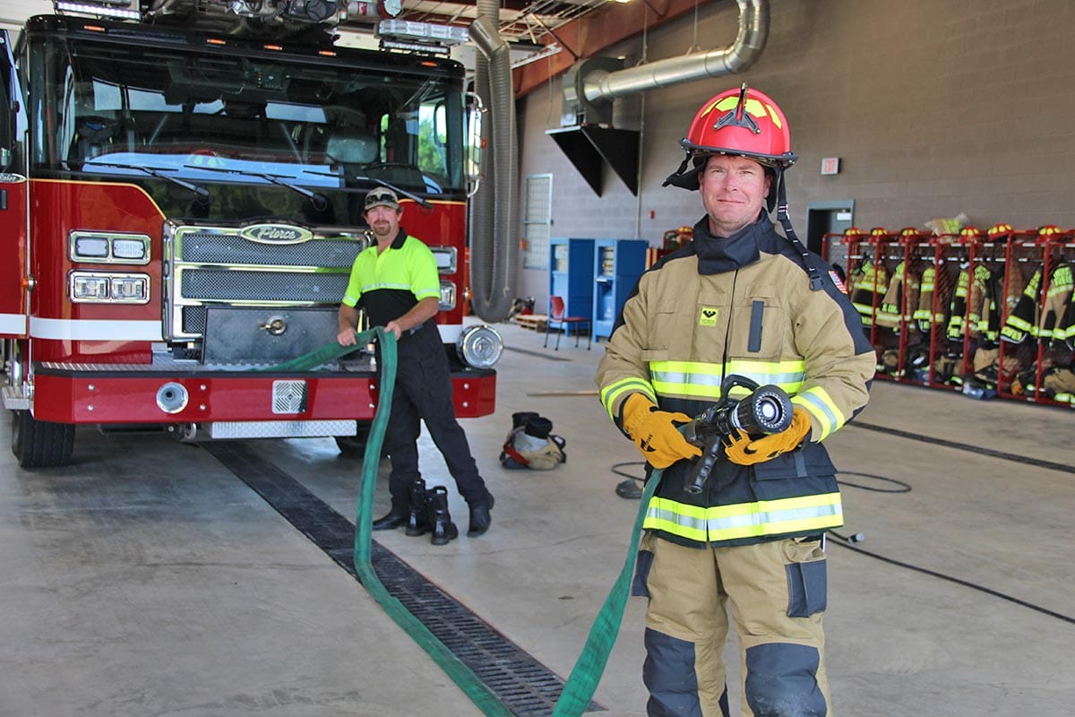 Industrial fire station plans for area training center
